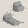 Schlafsofa BEALIFE 85x85x60 cm mit Rückenkissen & Produktbild-Vorschau 6