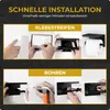 HGMD Toilettenpapierhalter mit Ablage - Schwarz - Produktbild-Vorschau 5