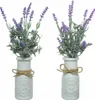 Künstlicher Lavendel 32cm in Dekoflasche Lila 1 Stück Produktbild-Vorschau 3