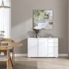Credenza «Paarl» con 3 ante e 2 cassetti, 74 x 117 x 36 cm, Anteprima dell’immagine prodotto 4