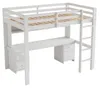 Łóżko piętrowe 90 x 200 cm z biurkiem, 4 szufladami i 4 Podgląd zdjęcia produktu 10