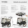 Remorque vélo pour chien WoofRider multifonction, Pliable, Voir les images du produit 6