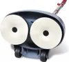 A close-up view of the head of a dual-head floor polisher with pads attached. Voir les images du produit