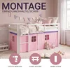 Homestyle4u Hochbett 90x200 Kinder mit Lattenrost mit Produktbild-Vorschau 18