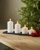 BEST SEASON Świeca płomień LED z timerem 12x7,5cm biała Podgląd zdjęcia produktu 5