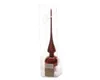 Christbaumspitze Glas 26cm ochsenblut glänzend Produktbild-Vorschau 4