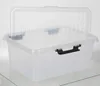 Scharnierboxen 11L 40x30x17cm Transparent Deckel Produktbild-Vorschau 6