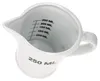 Dzbanek z miarką 250ml porcelana biała 10,5 x 9,5 cm Podgląd zdjęcia produktu 4