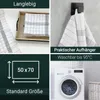 5er Set Geschirrtücher, Baumwolle, 50x70 cm, grau-karriert Produktbild-Vorschau 2