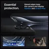A product marketing image showcasing a phone case with text highlighting its protective features. Produktbild-Vorschau