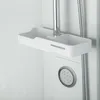 Kerra | Cabina doccia Wega - 90X90 Cm - Bianco/Cromo - Anteprima dell’immagine prodotto 7