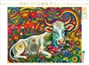 CALVENDO Puzzle Ruhende Milchkuh | 1000 Teile Lege-Größe 64 Produktbild-Vorschau 1