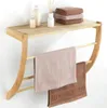 WENKO Wandregal Norway aus Walnussholz 60 x 50 x 25 cm Produktbild-Vorschau 7