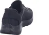 A black Skechers Bobs Squad Chaos sneaker is shown from a rear, slightly angled perspective against a white background. Produktbild-Vorschau