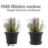 BigDean 10 Stück Blumentopf Untersetzer Ø 24,5 cm in Produktbild-Vorschau 6