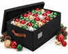Relaxdays kerstbal opbergbox, voor 96 ballen, afmetingen Productafbeelding-voorbeeld 1