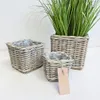 Coprivaso in rattan set 3 pezzi Natur – vaso / cestino per Anteprima dell’immagine prodotto 15
