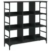 vidaXL Credenza nera 102x32x103,5 cm materiale a base di Anteprima dell’immagine prodotto 2