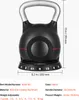SucceBuy Verstellbare Kettlebell mit 7 Gewichtsstufen: 1,5 Produktbild-Vorschau 7