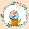 20 Servietten Fox Balloons - Fuchs mit Ballons 33x33cm Produktbild-Vorschau 2
