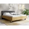 Schlafzimmer Set 3-teilig mit Bettgestell 180x200 cm modern Produktbild-Vorschau 4