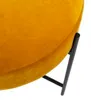 Arty Ocker Samthocker Produktbild-Vorschau 2