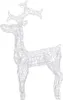 A white wireframe reindeer decoration. Náhľad obrázku produktu