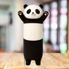 Pluche Panda Mascotte Kussen Langwerpige Roller Zwart En Productafbeelding-voorbeeld 2