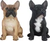 Französische Bulldogge in SCHWARZ mit weißen Akzenten. Produktbild-Vorschau 3