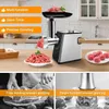 2800W Elektrischer Fleischwolf,Käsereibe, 2 in1 Produktbild-Vorschau 2