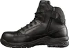 A black leather work boot is shown in a side profile against a white background. Produktbild-Vorschau