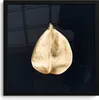 MuchoWow® MuchoWow® Gerahmtes Poster Blätter - Schwarz und Produktbild-Vorschau 1