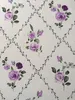 PVC Tischdecke ROSALIE weiss lila Ranke Meterware Wachstuch Produktbild-Vorschau 4