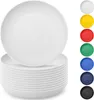 Set di piatti di plastica bianchi Berglander 12 pezzi 23 cm Anteprima dell’immagine prodotto 1