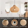 Parrot Uncl Rattan-Pendelleuchte, natürlicher Rattanschirm, Produktbild-Vorschau 7