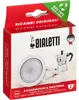 Bialetti Ricambi 3 Ersatz- dichtungen +1 Filter 2 Tassen Voir les images du produit 1