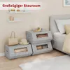 WOLTU 3er Set Stapelbare Aufbewahrungsbox mit Griffen, aus Produktbild-Vorschau 8