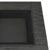vidaXL Kosz ogniowy z pogrzebaczem 79x79x46,5 cm stal XXL Podgląd zdjęcia produktu 5