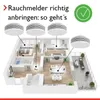 Pyrexx XSD100 Rauchwarnmelder Weiß - 4er Set Produktbild-Vorschau 4