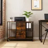 Relaxdays pojízdný kontejner se 2 zásuvkami a 4 Náhled obrázku produktu 2