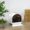 PawHut Katzentoilette Katzenklo mit Haube und Deckel Produktbild-Vorschau 7