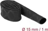 DELOCK Schrumpfschlauch X-Muster rutschfest 1mx15mm schwarz Voir les images du produit 1