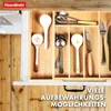 Bambusový zásobník na příbory Nevada Nastavitelný a Náhled obrázku produktu 4