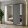 Beautysofa GAJA Schwebetürenschrank 200 cm mit Spiegel, Produktbild-Vorschau 1