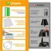 7MAGIC 2 Stück LED Dimmbare Akku Tischlampe Kabellose, Produktbild-Vorschau 8