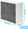 Constructa CZ5170X1, Filter für Dunstabzugshaube, Grau, 490 Produktbild-Vorschau 2
