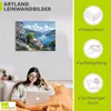 ARTland Leinwandbild Urlaubsaussicht Größe: 40x30 cm Produktbild-Vorschau 3
