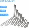 Edelstahl Winkelverbinder Langloch Winkel Langlochwinkel Produktbild-Vorschau 6