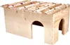 Ollesch Nagerhaus Hagar XL 50x25x33 cm, mit Birkendach Produktbild-Vorschau 5