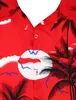 King Kameha Hawaiihemd "Beach" in Rot Herren Hawaii-Hemd Produktbild-Vorschau 5
